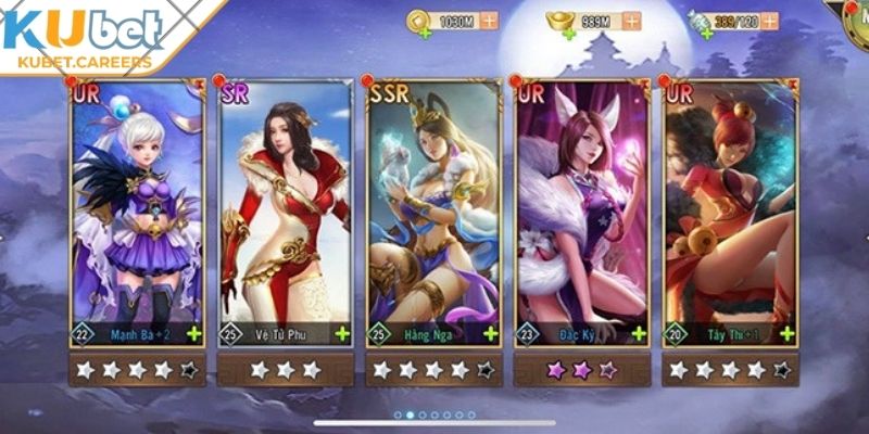 Biểu tượng biệt đội mỹ nữ Kubet