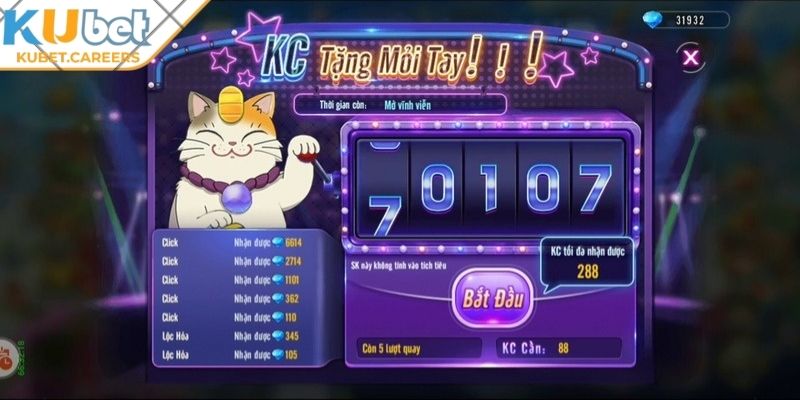 Trải nghiệm mèo chiêu tài Kubet 